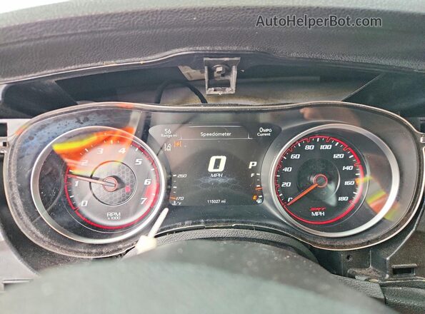 2C3CDXEJ4GH150831 2016 DODGE CHARGER Red ხელსაწყოთა პანელის ხედი