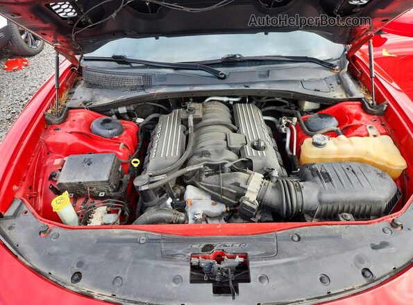 2C3CDXEJ4GH150831 2016 DODGE CHARGER Red უკანა სალონის ხედი