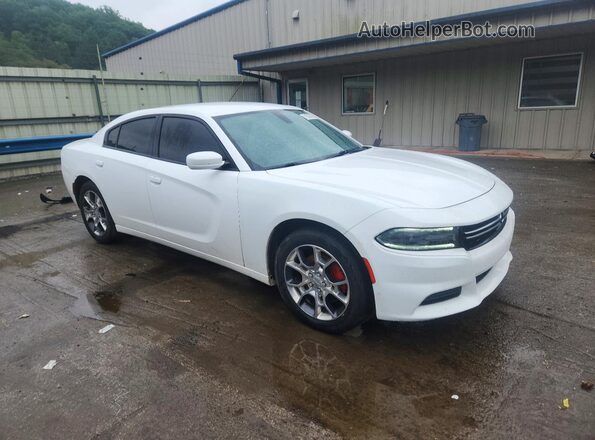 2C3CDXFG2GH116275 2016 DODGE CHARGER White Delantero derecho