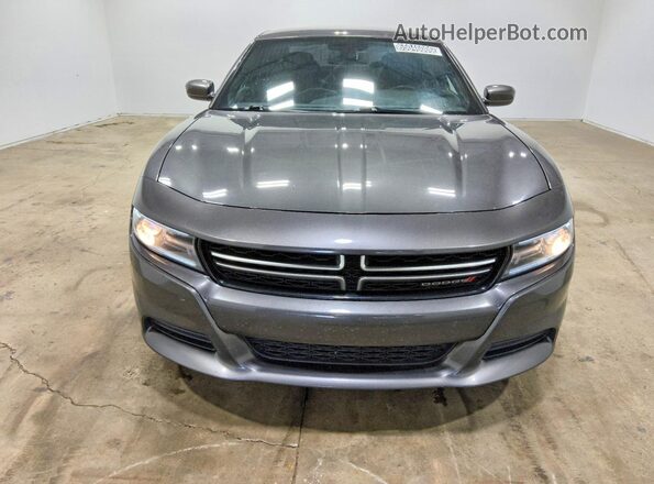 2C3CDXFGXHH596132 2017 DODGE CHARGER Gray Вид спереду