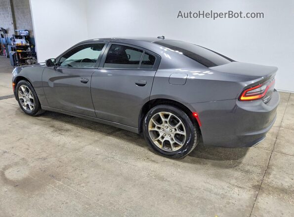 2C3CDXFGXHH596132 2017 DODGE CHARGER Gray Задня ліва чверть