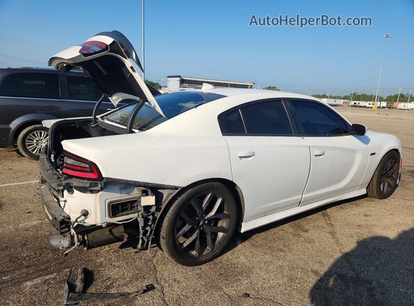 2C3CDXGJ0JH114252 2018 DODGE CHARGER White უკანა მარჯვენა