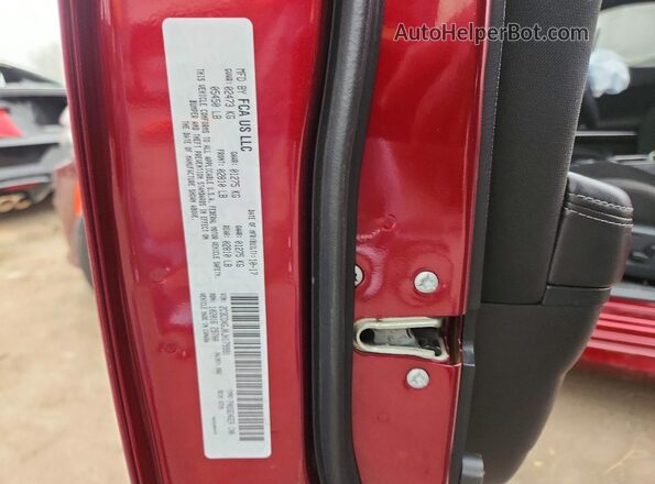 2C3CDXGJ0JH179991 2018 DODGE CHARGER Burgundy Engine compartment view