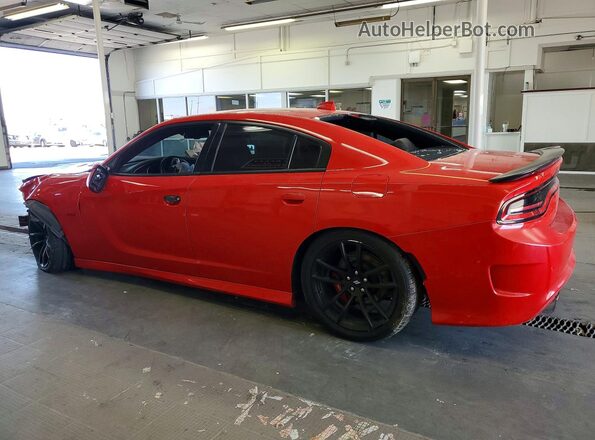 2C3CDXGJ0JH232172 2018 DODGE CHARGER Red Tył lewy