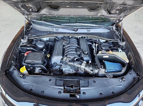 2C3CDXGJ0KH510408 2019 DODGE CHARGER Черный Вид задней части салона