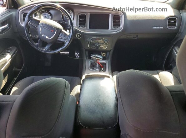 2C3CDXGJ0KH553758 2019 DODGE CHARGER Burgundy Вид панелі приладів