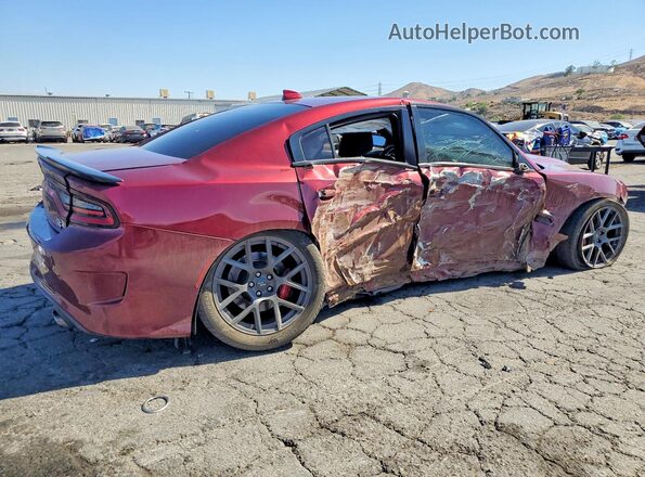 2C3CDXGJ0KH553758 2019 DODGE CHARGER Burgundy Задня права чверть