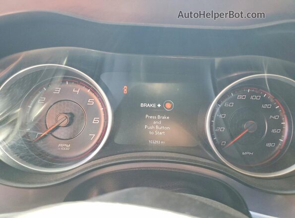 2C3CDXGJ0KH553758 2019 DODGE CHARGER Burgundy Вид щитка приладів