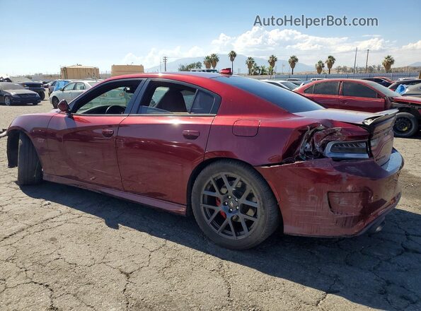 2C3CDXGJ0KH553758 2019 DODGE CHARGER Burgundy Задня ліва чверть