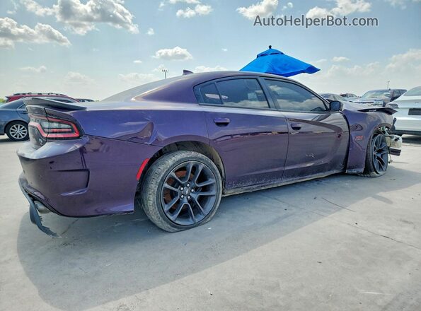 2C3CDXGJ0LH232109 2020 DODGE CHARGER Purple უკანა მარჯვენა