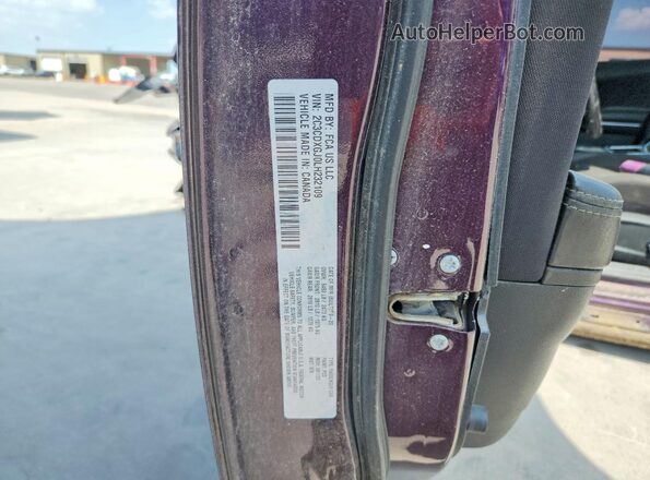 2C3CDXGJ0LH232109 2020 DODGE CHARGER Purple ძრავის განყოფილების ხედი