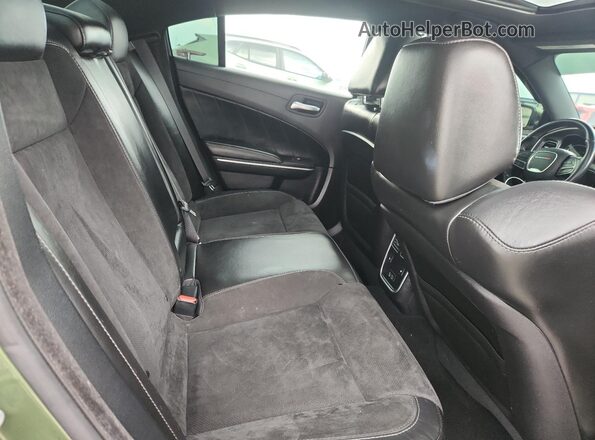 2C3CDXGJ0LH247807 2020 DODGE CHARGER Green Vista interior trasera