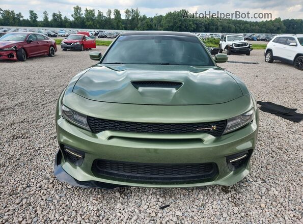 2C3CDXGJ0LH247807 2020 DODGE CHARGER Green Vista trasera