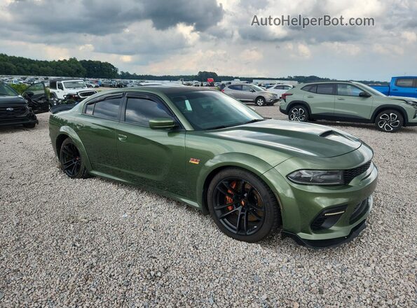 2C3CDXGJ0LH247807 2020 DODGE CHARGER Green Vista frontal