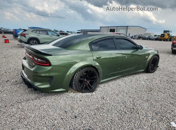 2C3CDXGJ0LH247807 2020 DODGE CHARGER Green Delantero derecho