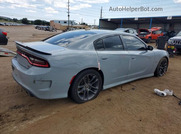 2C3CDXGJ0MH515546 2021 DODGE CHARGER Gray Trasero derecho