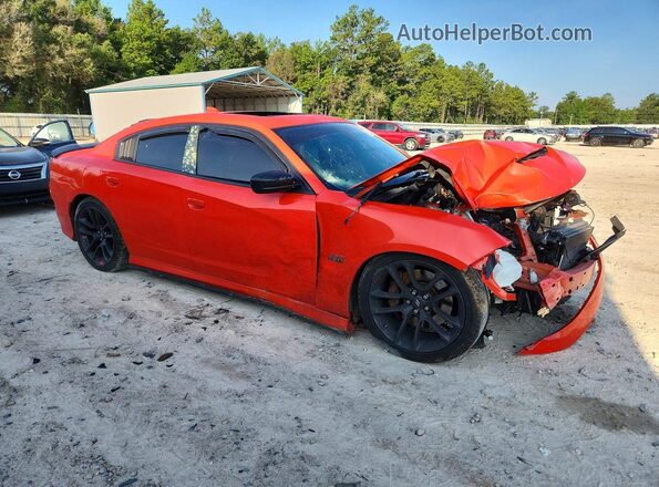 2C3CDXGJ0MH528510 2021 DODGE CHARGER Orange Przód prawy