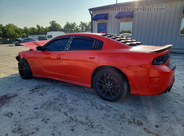 2C3CDXGJ0MH528510 2021 DODGE CHARGER Orange Tył lewy