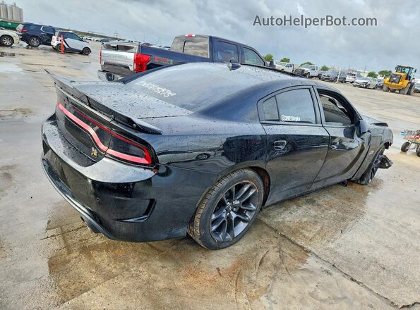 2C3CDXGJ0MH553231 2021 DODGE CHARGER Black Tył prawy