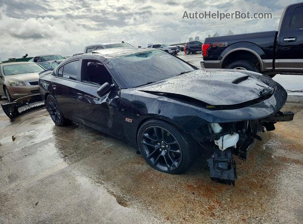 2C3CDXGJ0MH553231 2021 DODGE CHARGER Black Przód prawy