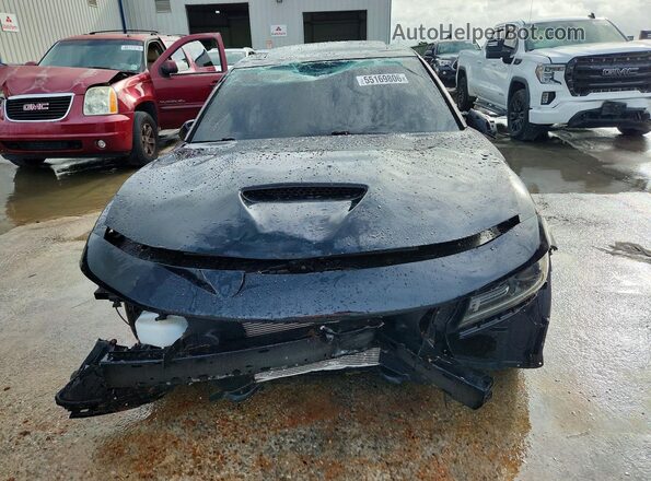 2C3CDXGJ0MH553231 2021 DODGE CHARGER Black Widok z przodu