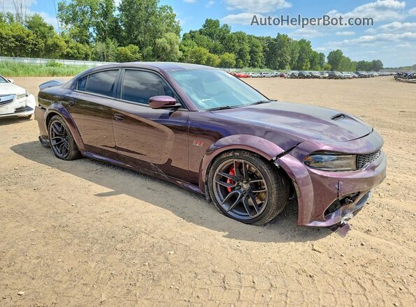 2C3CDXGJ0MH559062 2021 DODGE CHARGER Purple Передня права чверть