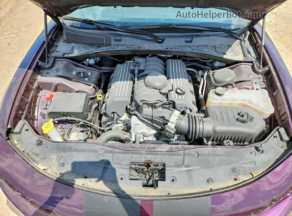 2C3CDXGJ0MH559062 2021 DODGE CHARGER Purple Вид задньої частини салону