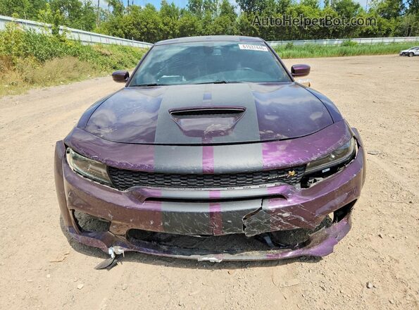 2C3CDXGJ0MH559062 2021 DODGE CHARGER Purple Вид спереду