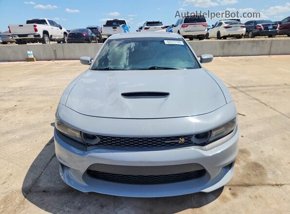 2C3CDXGJ0MH569347 2021 DODGE CHARGER Gray Դիմացի տեսք