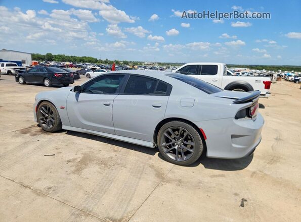 2C3CDXGJ0MH569347 2021 DODGE CHARGER Gray Հետևի ձախ