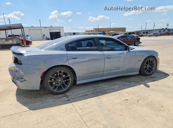 2C3CDXGJ0MH569347 2021 DODGE CHARGER Gray Հետևի աջ