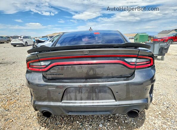 2C3CDXGJ0MH570076 2021 DODGE CHARGER Gray Вид ззаду