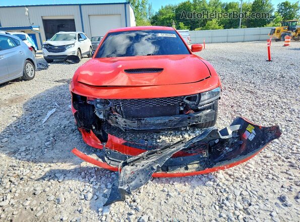 2C3CDXGJ0MH588349 2021 DODGE CHARGER Orange Vista frontal