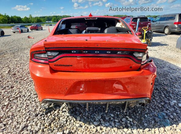 2C3CDXGJ0MH588349 2021 DODGE CHARGER Orange Vista trasera