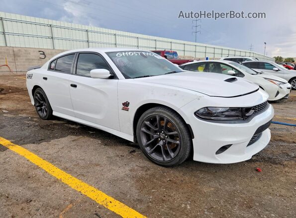 2C3CDXGJ0NH186106 2022 DODGE CHARGER Белый Передняя правая четверть