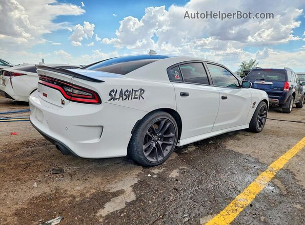 2C3CDXGJ0NH186106 2022 DODGE CHARGER Белый Задняя правая четверть
