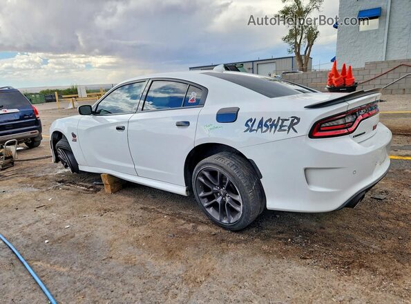 2C3CDXGJ0NH186106 2022 DODGE CHARGER Белый Задняя левая четверть