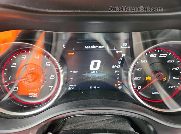2C3CDXGJ0NH186106 2022 DODGE CHARGER Белый Вид щитка приборов