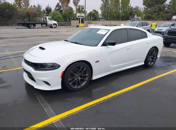 2C3CDXGJ0PH592261 2023 DODGE CHARGER Белый Передняя левая четверть