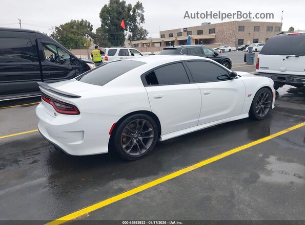 2C3CDXGJ0PH592261 2023 DODGE CHARGER Белый Задняя правая четверть