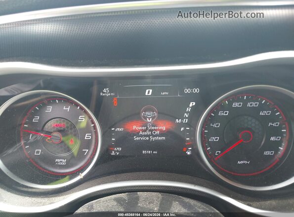 2C3CDXGJ1GH143347 2016 DODGE CHARGER White Widok tylnych siedzeń