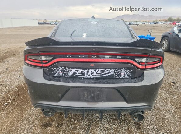 2C3CDXGJ1GH152601 2016 DODGE CHARGER Gray Rear view