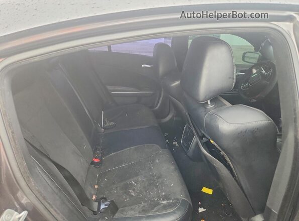 2C3CDXGJ1GH152601 2016 DODGE CHARGER Gray Rear interior view