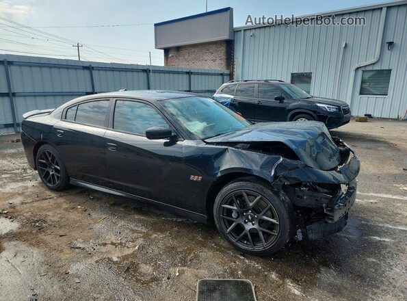 2C3CDXGJ1JH113997 2018 DODGE CHARGER Черный Передняя правая четверть