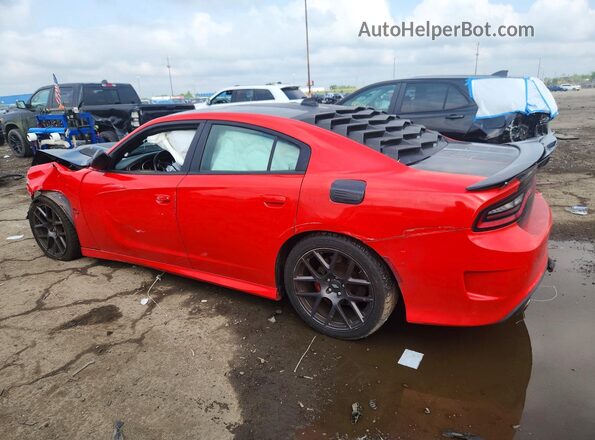 2C3CDXGJ1JH314850 2018 DODGE CHARGER Red Задня ліва чверть
