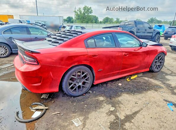 2C3CDXGJ1JH314850 2018 DODGE CHARGER Red Задня права чверть
