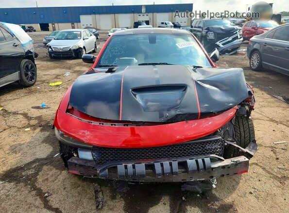 2C3CDXGJ1JH314850 2018 DODGE CHARGER Red Вид спереду