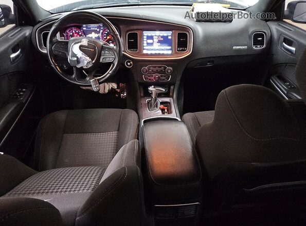 2C3CDXGJ1KH756755 2019 DODGE CHARGER Black Вид панелі приладів