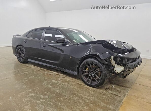 2C3CDXGJ1KH756755 2019 DODGE CHARGER Black Передня права чверть