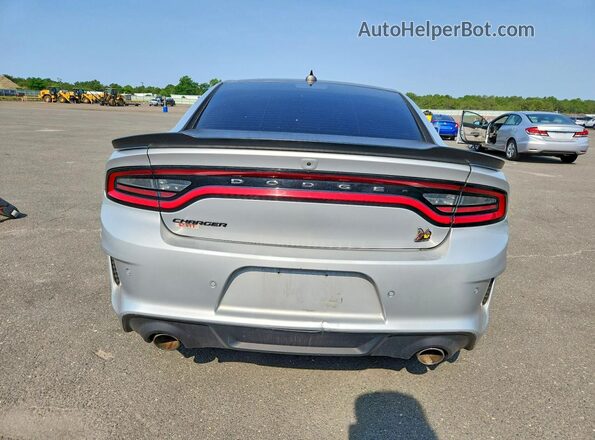2C3CDXGJ1LH192204 2020 DODGE CHARGER Silver Вид ззаду